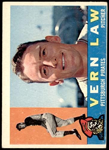 1960 Topps # 453 Верн Лоу Питсбърг Пайрэтс (Бейзболна картичка) VG/БИВШИ пирати