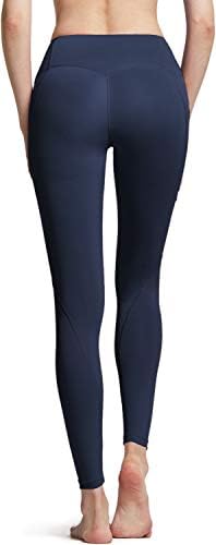 ATHLIO 2 или 3 Комплекта Панталони за йога с висока талия и джобове, Гамаши за тренировки с контрол на корема, Непрозрачни Чорапи за бягане
