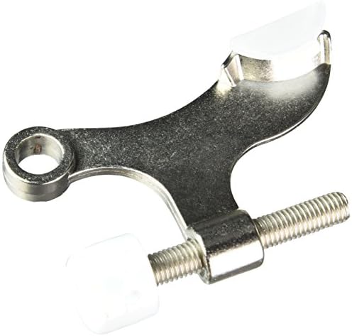 National Hardware N830-255 SPB227 Врата акцент за hinging закрепване от сатен завършени никел