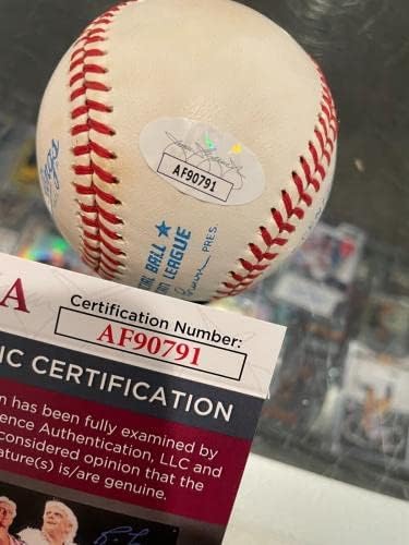 Ray Dandridge Негър League Single Signed Baseball Jsa - Бейзболни топки с автографи на Рей Дэндриджа