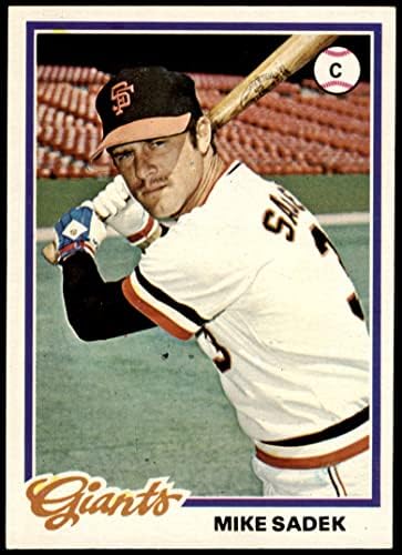 1978 Topps # 8 Майк Садек Сан Франциско Джайентс (Бейзболна карта) в Ню Йорк Джайентс