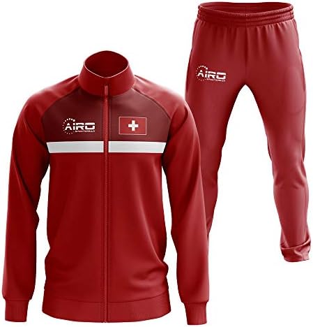 Спортен костюм Airosportswear Switzerland Concept за футбол (Червен)