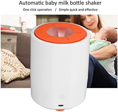 plplaaoo Шейкър за бебешки бутилки, Миксер за бебешка храна, Автоматично Шейкър за бутилки с бебешко мляко, Удобен Електрически Миксер за сухо мляко, зареждане чрез USB, за майчиното мляко и млечни смеси