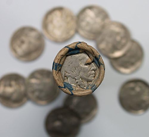 1 Ролка от 40 пятицентовых монети Buffalo 1930-те ГОДИНИ С ПЪЛНА ДАТА