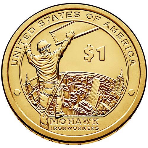 2015 S Proof Mohawk Ironworkers Избор на долара индианци Сакагавеи Необращенный Монетен двор на САЩ