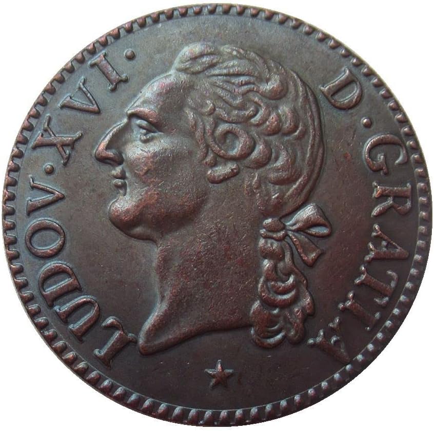 1788 Френска Чуждестранна Копие от Медна Възпоменателни монети