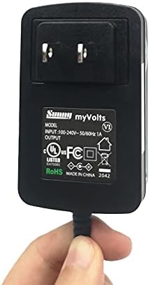 Захранващ Адаптер MyVolts 9 В, съвместим с докинг станция за акустични системи Philips DS3000/37 /Замяна - US Plug