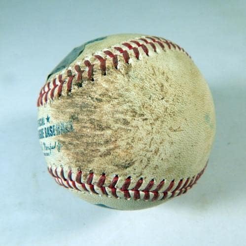 2022 Тексас Рейнджърс Брой Скалистите Планини Използвани Бейзболни топки Хосе Урена Джон Kreutzinger PID - Използваните Бейзболни топки