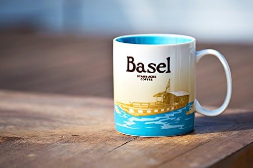 Старбъкс ICON Basel City са подбрани Кофейно-Чаена Чаша е 16 Унции, Швейцария, НОВА с артикулом и скоростна