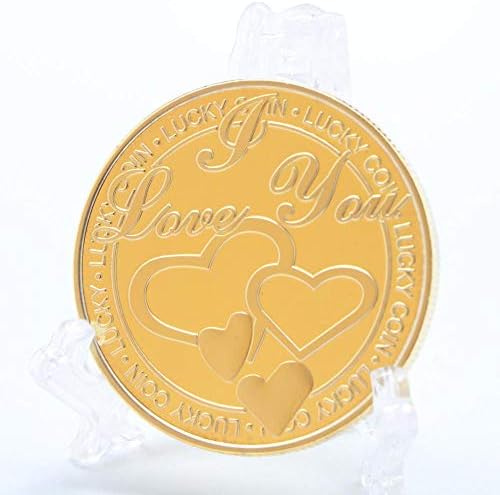 2019 Любовта под формата На Сърце, Златни Възпоменателни Монети, Колекционерски Монети С Релефни, Щастлива Монета във Формата На Сърце, съответстващи на Възпоменателни монети