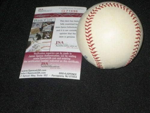 Боб Бейли Подписа Автентични Бейзболни топки Rawlings Oml Baseball Maya с Автограф На изложението Jsa Coa - Бейзболни Топки С Автографи