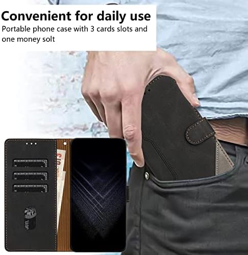 Делото телефон е Съвместим с калъф Huawei Капитан 20 Lite, за Huawei maimang 7 Чанта-портфейл Тънък Калъф За телефон от изкуствена кожа, Кожен калъф-книжка с панти капак, Притежателите на карти, устойчив на удари Защитен