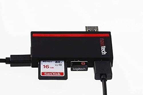 Navitech 2 в 1 Лаптоп / Таблет USB 3.0 / 2.0 Адаптер-hub /Вход Micro USB устройство за четене на карти SD/Micro SD слот, Съвместим с Lenovo IdeaPad 3 Gen 6 (14 AMD)