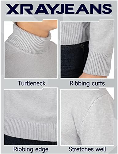 Пуловер с висока воротом за момчета X RAY |Пуловер-Пуловер|Пуловер за Малки Момчета | Ризи с дълги ръкави За момчета