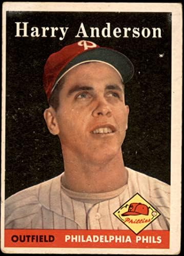 1958 Topps # 171 Хари Андерсън Филаделфия Филис (Бейзболна картичка) ДОБРИ Филис