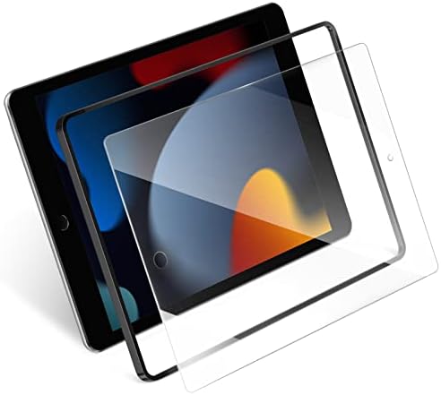 Калъф за iPad 9th / 8th / 7th поколение 10.2, лека Мека делото от TPU за iPad 10.2 инча (2021/2020/2019) с предпазно фолио от закалено стъкло и рамка за изравняване, Звездна нощ