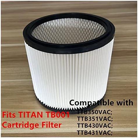 1 бр., съвместим с картушен филтър ТИТАН TB001, подходящ за TTB350VAC, TTB351, TTB430, TTB431VAC, резервни Части за прахосмукачки, Аксесоари