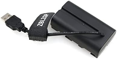 ZBLZGP USB за смяна на сляпо батерия за Sony-L NP-F550 NP-F570 NP-F970 Батерии Кабел-Адаптер