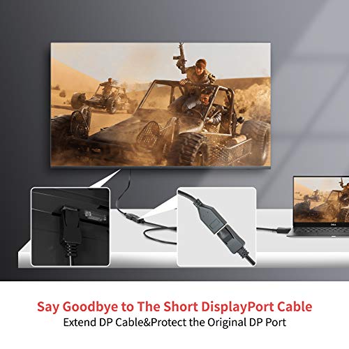 Удлинительный кабел BolAAzuL Displayport 1.2 2K/144Hz 4K/60Hz, Displayport Конектор за свързване към конектора Displayport, Удлинительный кабел DP за да се свържете към конектора 0,5 м/1,6 метра Не Поддържа Oculus Rift