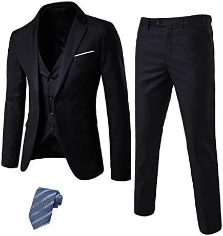 Оборудвана мъжки костюм EastSide, комплект от 3 теми, блейзър на една пуговице, яке, жилетка и панталони