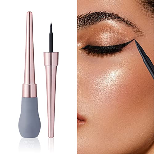 Outfmvch Eye Darkness Makeup Грешки, Устойчиви на Течна очна линия С Ультратонким върха на Бързосъхнеща Формула Плавно Пада Към Черна 1 мл Голи Свирки