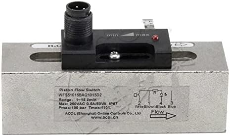 сензор за дебита на водата премина бутални тип switch разхода на вода DN15/DN20/DN25 м вода от неръждаема стомана разходомер за вода - (Размер: DN20)
