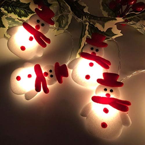 #Gu1GET Led Коледен Снежен Човек Струни Коледно Дърво Празнична Украса За Партита Фенер