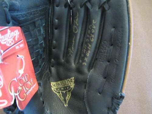 Ръкавици Даниела Otis 5 X Allstar 3 X Gg Kc Рояли Hof Метс с автограф Auto Rawlings Jsa - Ръкавици MLB с автограф