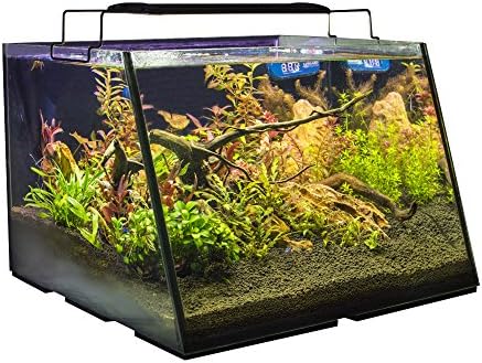 Комплект за аквариум Lifegard Aquatics Full-View С вграден филтър Включва led подсветка, Нагревател, потопяема филтър, Гъба, Биоматериал, Магнит за водорасли, Телескопичната око?