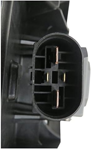 TYC 623340 Вентилатор за охлаждане в събирането, Съвместим с Jeep Cherokee 2014-2020, черен