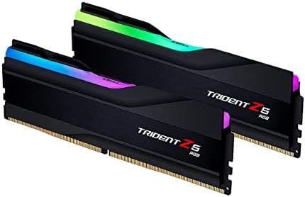 G. Skill Trident Z5 серия RGB (Intel XMP) 64 GB (2 x 32 GB) 288-пинов SDRAM DDR5 5600 CL36-36-36-89 1.25 V Двуканална памет настолна F5-5600J3636D32GA2-TZ5RK (матово-черна)