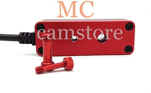 MCcamstore Метален Троен сплитер P-TAP D-tap, D-tap за 3 порта, сплитер D-tap P-tap, Отделението hub Dtap с трехпозиционным разветвителем (ЧЕРВЕН)