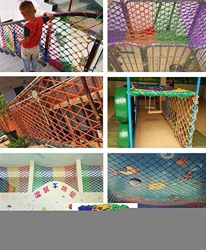 Ico Детска Защитна мрежа 10 см Декоративна мрежа За детска градина, Защитна мрежа за тераси, Цветен мрежа за стълби, мрежа от падане, от Ракита мрежа, мрежа за ограда (Размер: 1x5 m (3,3x16,4 фута))