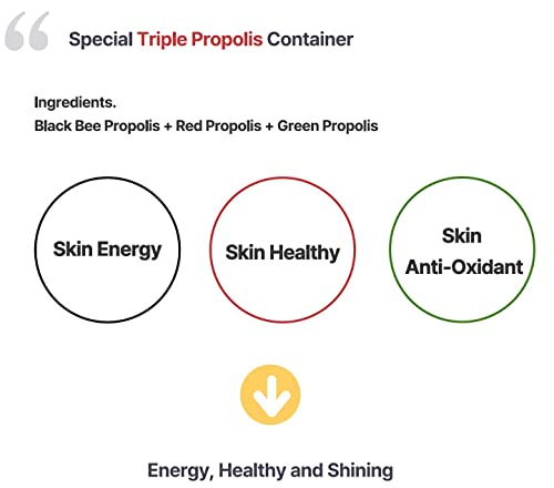 Овлажнители и даващ сияние съюз C ' NEW LAB Real Propolis за лице с са 77, 6% екстракт от прополис, 140 мл / 70 подложки, Корейски Грижа за кожата