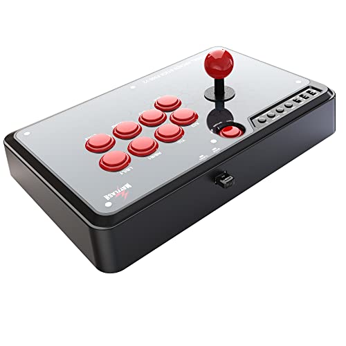 Игри джойстик PS5 за PS5 Fightstick MAYFLASH F500 Аркаден джойстик FightStick и комплект MAGICBOOTS за PS5 PS4, съвместим с PS5, Xbox Series S / X, PS4, PS3, Xbox One, Xbox 360, PC, суич