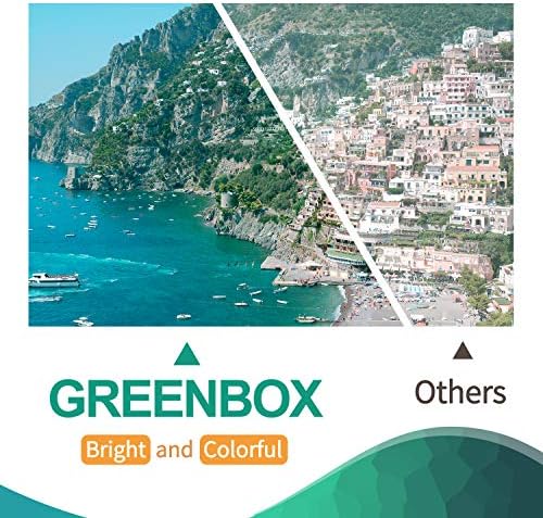 GREENBOX Рециклирани Мастило Касета за HP 63XL 63 XL за HP Envy 4516 4520 Officejet 4650 3830 Deskjet 2130 2132 Принтер (2 трехцветных)