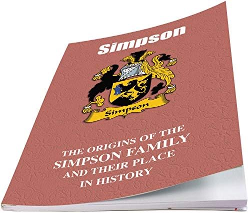 Книжка за историята на английската фамилия I LUV ООД Симпсън с кратки исторически факти