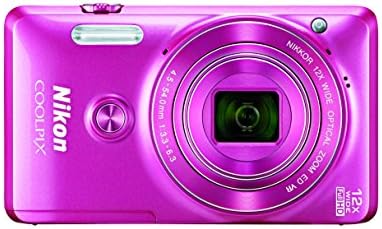 Цифров фотоапарат Nikon COOLPIX S6900 с 12-кратно оптично увеличение и вграден Wi-Fi (розов)