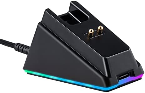 Докинг станция за зарядното устройство RGB с USB кабел за зареждане, която е Съвместима с мишката Razer Василиск/Viper Ultimate/Naga Pro/deathadder v2 Pro