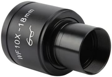 WF10X Eye High Point Широкоъгълен окуляр с мащаба Интерфейс 23,2 мм Метално покритие на Аксесоари за биологичен микроскоп (Цвят: WF10-18 мм с мащаба)