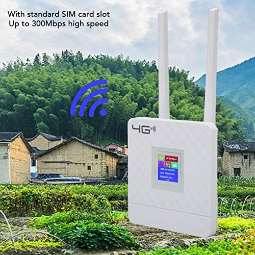 WiFi Рутер, 4G LTE Разблокированное Мобилно Устройство Точка за достъп до Wi-Fi Безжичен Преносим LTE Рутера със слот за SIM-карти, изтегляне Скорост 300 Mbps за компютри, телевизори, Касови апарати, монитори