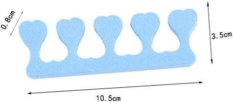 30 Опаковки поролоновый разделител за пръстите на Разделител за пръстите на Мека гъба за нокти Разделител за пръстите на подходящ за мъже и жени маникюр Полиране на