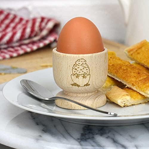 Дървена чаша за яйца Azeeda Инкубационният патенце (EC00023267)