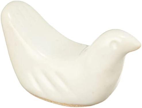 光陽陶 Собственоръчно Поставка за пръчици за хранене White Dove, ръчно изработени, 約4×1,5×2ｃｍ