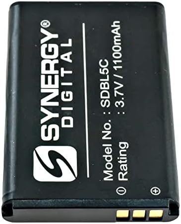 Батерия за цифров баркод скенер Synergy, съвместим със скенер баркод Nokia 6175i, (литиево-йонна, 3,7, 1000 mah) голям капацитет, подмяна на батерията Lark Bjorn BL-6SP