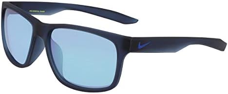 Слънчеви очила Найки EV0998-410 Chaser M в матова рамка, Тъмно синьо на цвят със сини огледални лещи