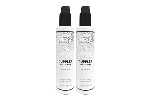 Лосион за полагане на Quench Tressa Supplex, средство за термозащиты коса средна фиксация Suplex Heat за инструменти за коса (8,5 унции (опаковка от 2 броя))