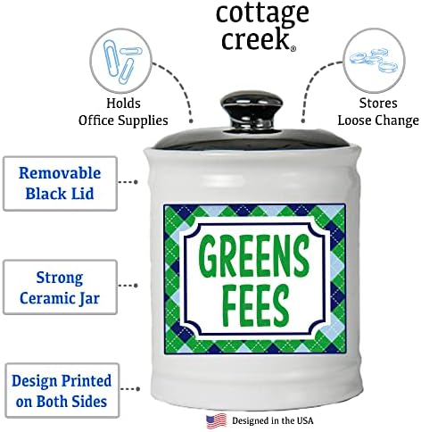 Касичка за голф Cottage Creek Green Fees, Банка Бонбони За Голф, Подаръци За Голф, Подаръци За голф