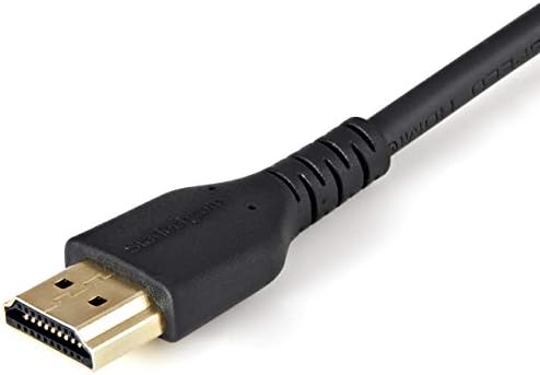 StarTech.com HDMI кабел с дължина 2 метра (6 фута) с фиксирующим винт - 4K 60Hz HDR - Високоскоростен кабел на монитора HDMI 2.0 с фиксирующим винтовым жак за безопасно свързване - HDMI К?
