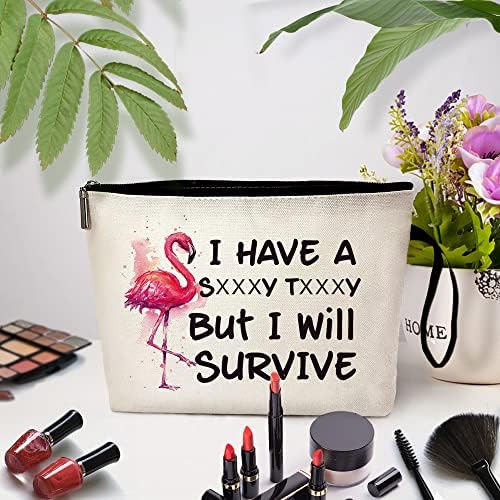 Косметичка ZHANTUONE, Подарък за оцелелите след рак на млечната жлеза, Подарък за подкрепа на рак, Подаръци от рак на млечната жлеза, Подаръци от рак на гърдата за жени, Подаръци от рак на гърдата за жени, Косметичка